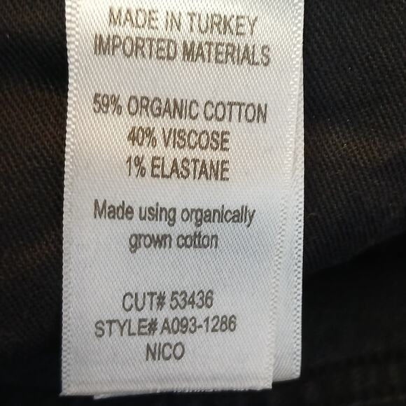 AGOLDE SZ 24 NICO High Rise Slim Denim Jeans Color: Compilation - Picture 6 of 6